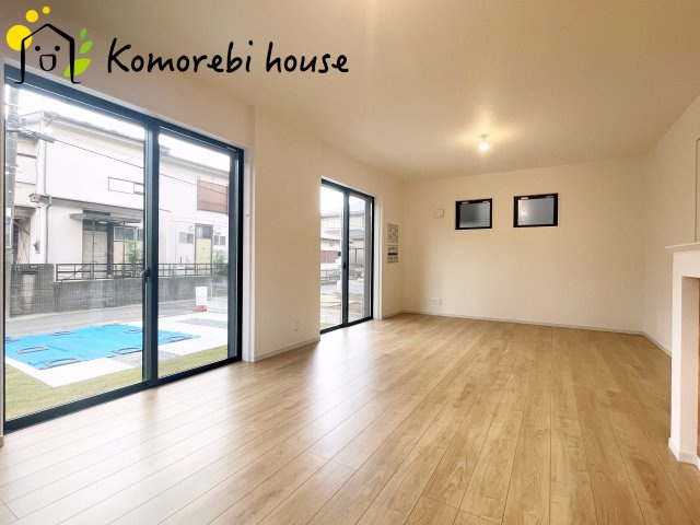 さいたま市北区別所町　1期　新築一戸建て　FiT-A 01の居間・リビング|こちらのリビングで趣味の時間をお楽しみください