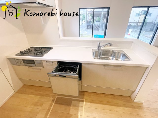 さいたま市北区別所町　1期　新築一戸建て　FiT-A 01のキッチン|キッチンでお料理をお楽しみください