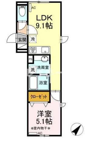 ローズヒル大井の間取り