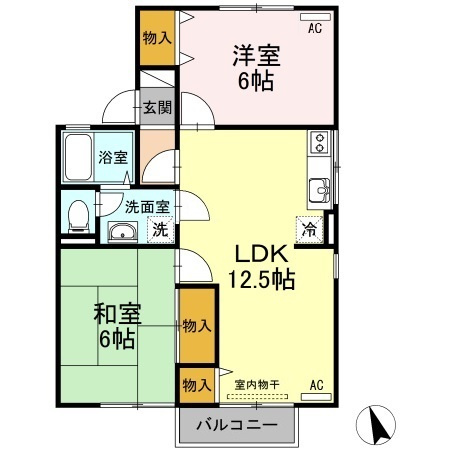 【間取り】 | シャルマンＭ