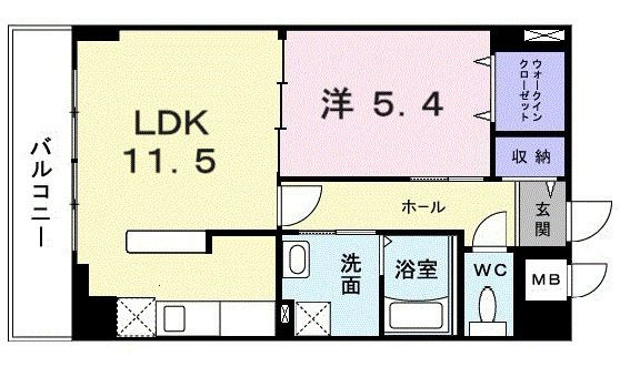 アウル三鷹の間取り