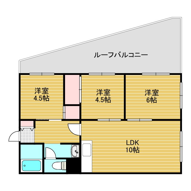 植原ユウハイツの間取り