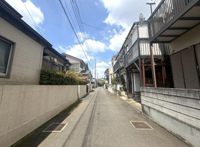 土地/新座市池田5丁目土地の前面道路含む現地写真|前面道路含む現地写真です