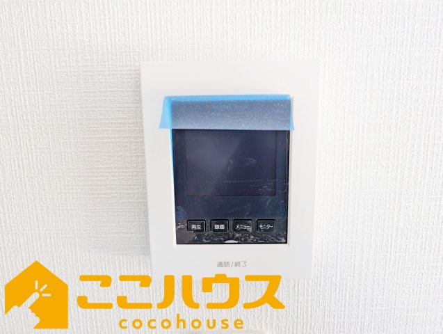沖縄市知花1丁目273番　新築戸建て　全5棟　A号棟のセキュリティ|録画機能付きTVインターホン