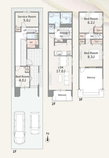  | 【名古屋市西区万代町1丁目37−2新築戸建】仲介手数料無料！児玉小学校・浄心中学校
