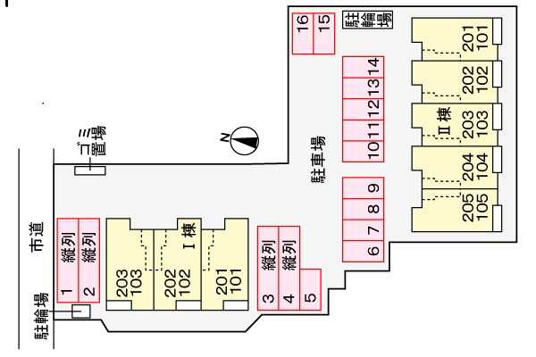 ラヴィベール.JJ.Ⅱの区画図