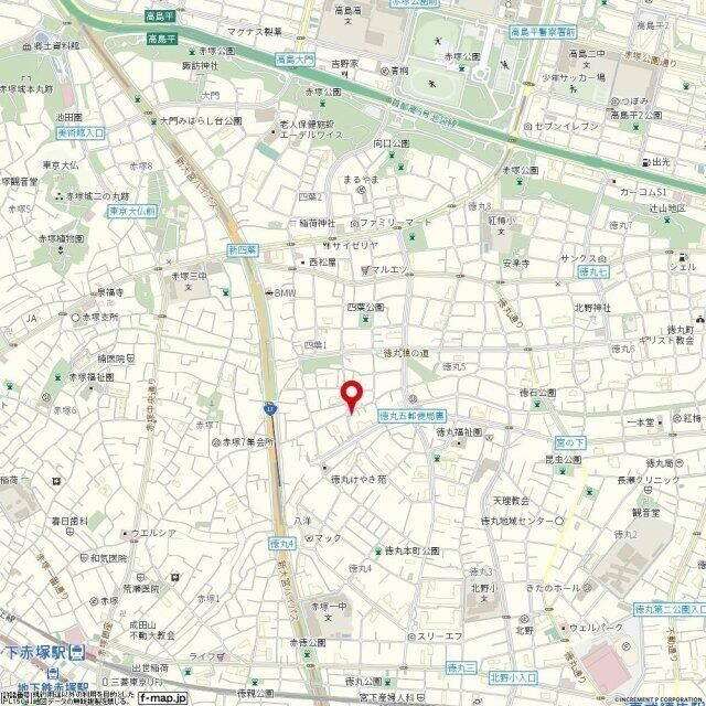 トップ下赤塚第二の地図