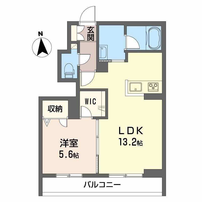 スマイリング桜田Aの間取り