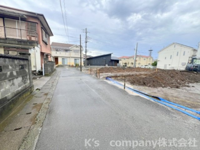高座郡寒川町一之宮1丁目　建築条件無し　売地　区画1の前面道路含む現地写真|前面道路の様子です◇