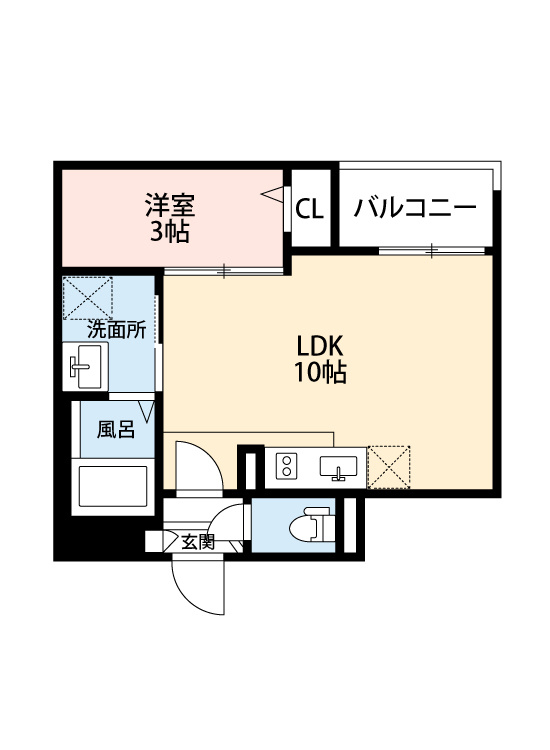 Jack horenⅠ　　刈谷市近郊の賃貸ならクラスホーム刈谷店の間取り