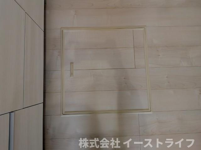 【新築戸建】【家具＆LDKエアコン付】　いわき市四倉町上仁井田2期　長期優良住宅の収納|1号棟写真　床下収納もついています。