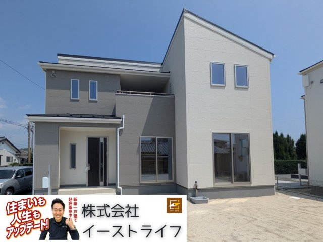 【新築戸建】　いわき市平赤井2期　長期優良住宅　全1棟の外観|完成しました！室内、周辺環境など、いつでもご案内できます！お気軽にご連絡ください！（担当：梶田）