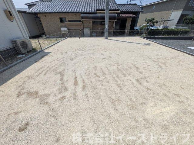 【新築戸建】　いわき市平赤井2期　長期優良住宅　全1棟の庭|広いお庭が魅力的です！家庭菜園やガーデニングを思いっきり楽しめます！