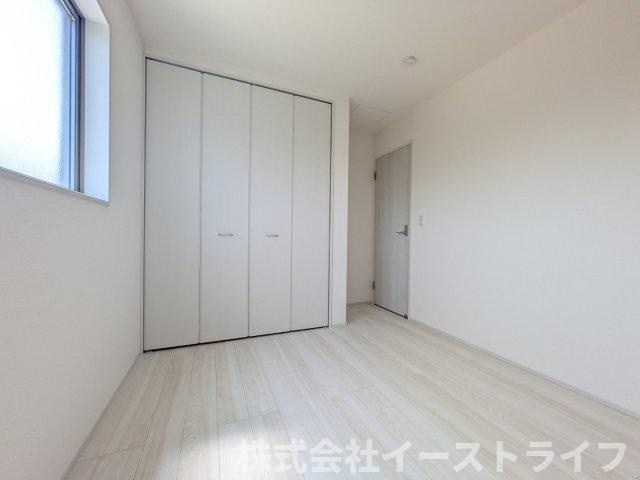 【新築戸建】　いわき市平赤井2期　長期優良住宅　全1棟の和室|リビング隣の和室は来客時に重宝します！