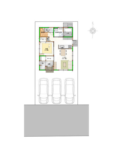 【区画図】 | 新築住宅　香南市野市町みどり野⑤
