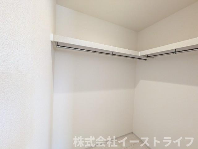 【新築戸建】　いわき市自由ヶ丘4期　長期優良住宅　全2棟の収納|1号棟写真　ウォークインクローゼットが3箇所ついていて収納◎