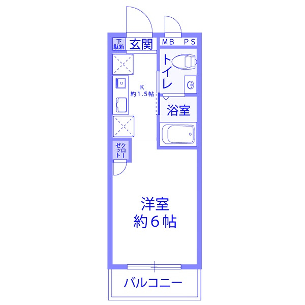 ウッドハウス西大宮の間取り