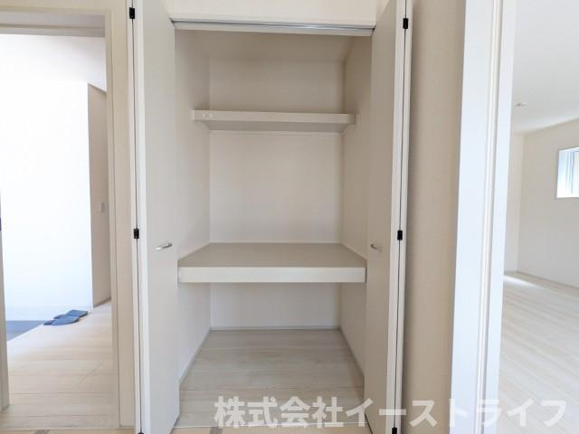 【新築戸建】　いわき市小名浜大原2期　長期優良住宅　の収納|和室には押し入れが付いています。