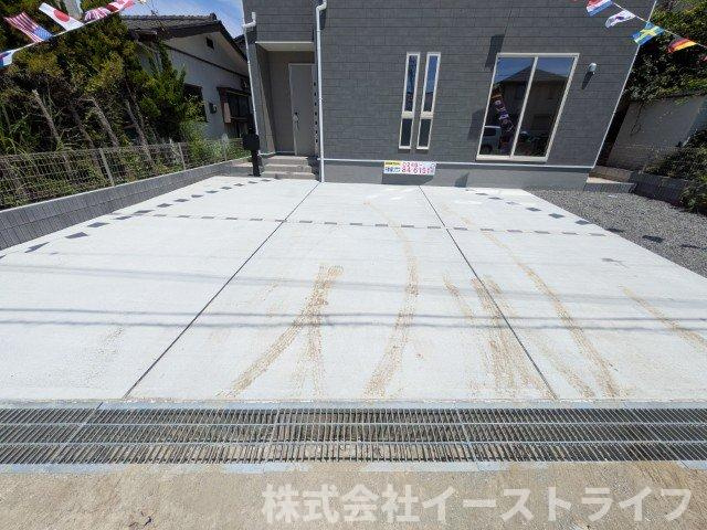 【新築戸建】　いわき市小名浜大原2期　長期優良住宅　の駐車場|カースペースです。