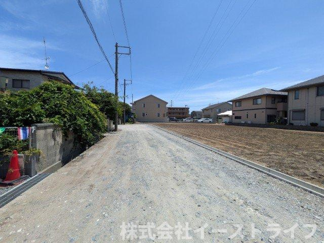 【新築戸建】　いわき市小名浜大原2期　長期優良住宅　の前面道路含む現地写真|南側6ｍ私道