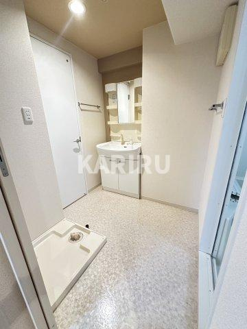 ダイドーメゾン大阪御堂筋の独立洗面台