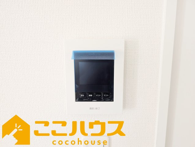 沖縄市知花1丁目273番　新築戸建て　全5棟　B号棟のセキュリティ|録画機能付きTVインターホン