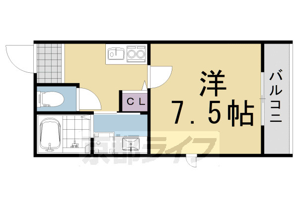 Dolce御所西の間取り|代表的な間取りです