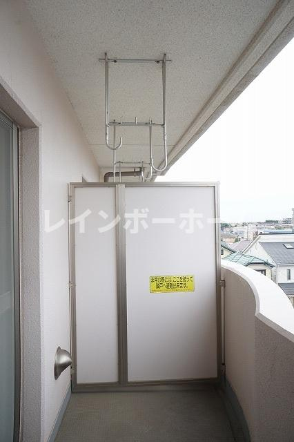 ジェルメ　東所沢のバルコニー