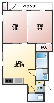ファルコ中央の間取り