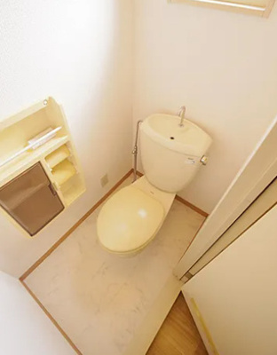 【トイレ】 | メゾンド・アレイ | ゆったりとした空間のトイレです