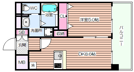 【間取り】 | Luxe新大阪Ⅰ