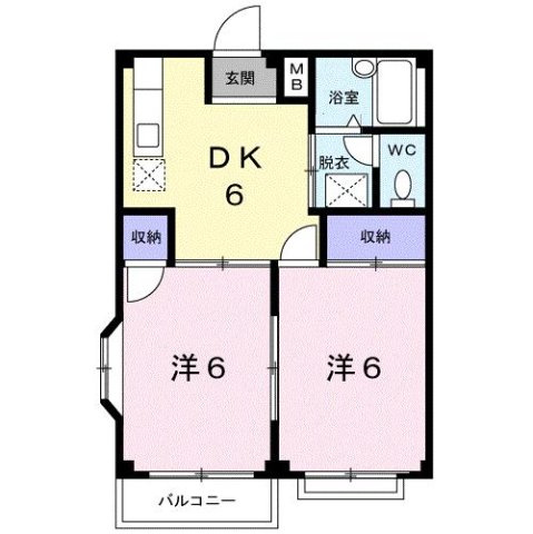 【間取り】 | メゾンドパストラルＢ