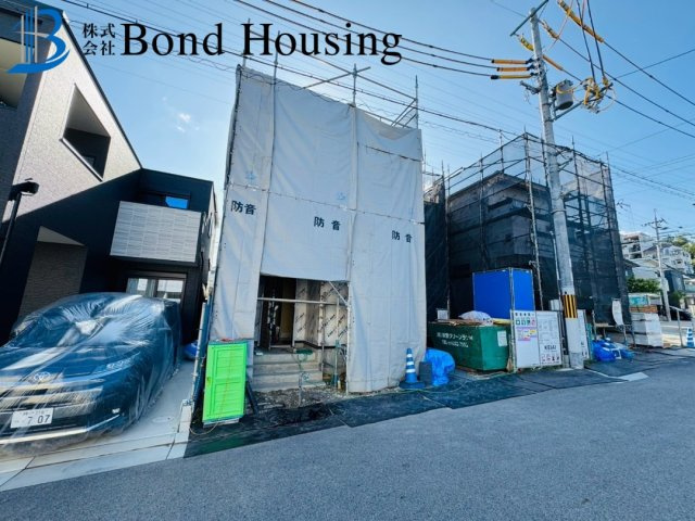 近隣商業施設充実　清水が丘1期　新築6区画　5号棟の前面道路含む現地写真