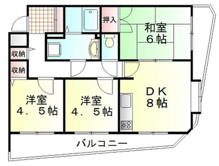 シティコーポパルナスみずほ台の間取り