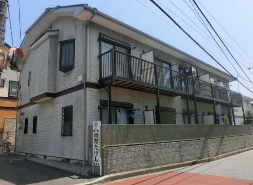 千葉市中央区登戸４丁目のアパートの外観
