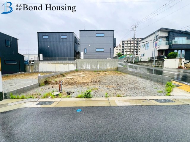 小中学校徒歩１０分圏内　清水が丘1期　新築6区画　6号棟の外観