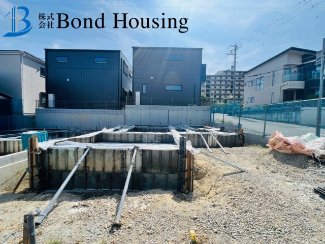 小中学校徒歩１０分圏内　清水が丘1期　新築6区画　6号棟の外観