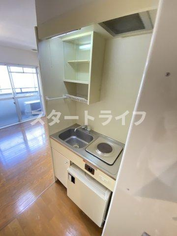 大阪市淀川区西中島３丁目の賃貸マンションのキッチン