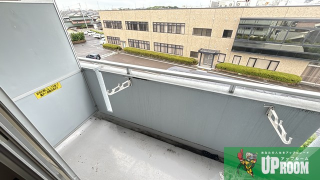 大口平和マンションのバルコニー