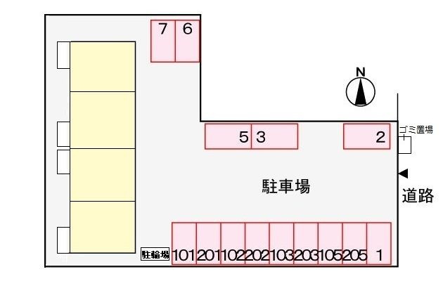 プリーマＩＴＡの駐車場