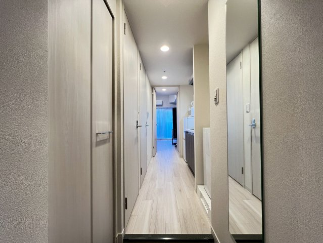 プレサンス堺筋本町ディスティニーの玄関
