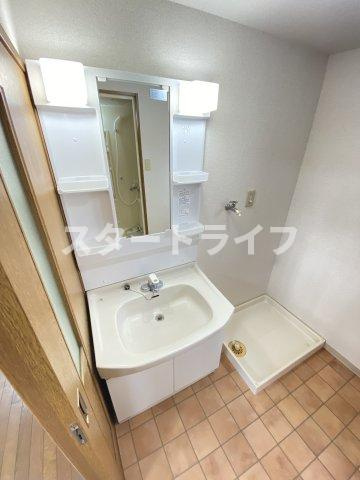 大阪市東淀川区西淡路２丁目の賃貸マンションの洗面所