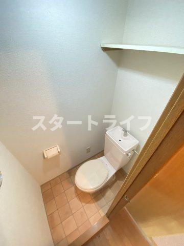 大阪市東淀川区西淡路２丁目の賃貸マンションのトイレ