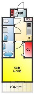 【間取り】 | レジュールアッシュ淡路駅前