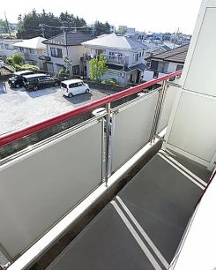 すみれ台ハイツのバルコニー