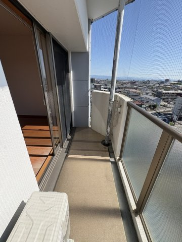 熊本市東区長嶺西２丁目の賃貸マンションのバルコニー
