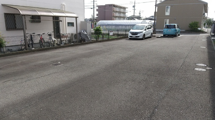 ビバリーヒルズの駐車場