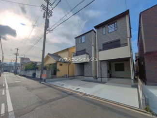 【前面道路含む現地写真】 | 名古屋市北区八代町２丁目24【仲介手数料無料】新築一戸建て