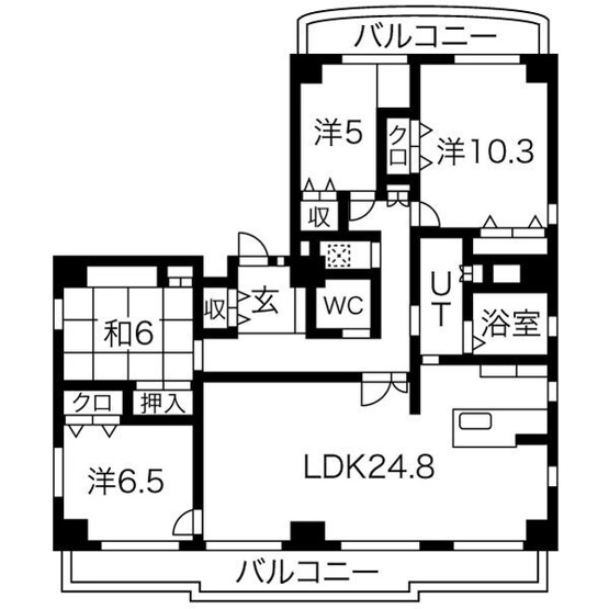 【間取り】 | 万宝マンション