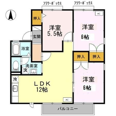 ハイツせみじま　Ｂ棟